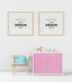 Free Poster Frame In Children'S Bedroom Psd Mockup Psd