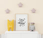 Free Poster Frame In Children'S Bedroom Psd Mockup Psd