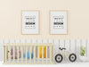Free Poster Frame In Children'S Bedroom Psd Mockup Psd