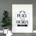 Free Poster Frame In Living Room Mock Up Psd