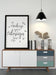 Free Poster Frame In Living Room Mockup Psd