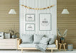 Free Poster Frame In Living Room Mockup Psd