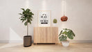 Free Poster Frame In Living Room Mockup Psd