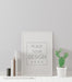 Free Poster Frame In Living Room Mockup Psd
