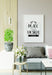 Free Poster Frame In Living Room Mockup Psd