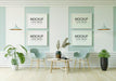 Free Poster Frame In Living Room Mockup Psd
