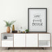 Free Poster Frame In Living Room Mockup Psd