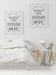 Free Poster Frame In Living Room Mockup Psd