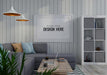 Free Poster Frame In Living Room Mockup Psd