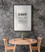 Free Poster Frame In Living Room Mockup Psd
