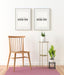 Free Poster Frame In Living Room Psd Mockup Psd