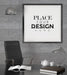 Free Poster Frame In Living Room Psd Mockup Psd