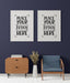 Free Poster Frame In Living Room Psd Mockup Psd