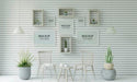 Free Poster Frame In Living Room Psd Mockup Psd