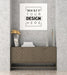 Free Poster Frame In Living Room Psd Mockup Psd