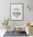 Free Poster Frame In Living Room Psd Mockup Psd