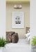Free Poster Frame Mockup In Living Room Psd