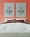 Free Poster Frame Mockup Interior In A Bedroom Psd