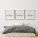 Free Poster Frame Mockup Interior In A Bedroom Psd