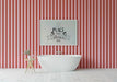 Free Poster Frame Mockup On Bathroom Interior Psd