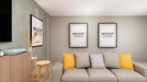 Free Poster Frames In Living Room Mockup Psd