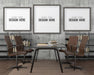Free Poster Frames In Office Psd