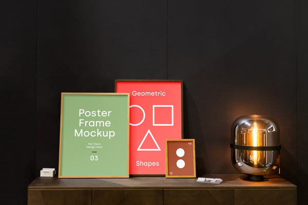 Free Poster Frames Mockup