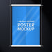 Free Poster Mock Up Design Psd