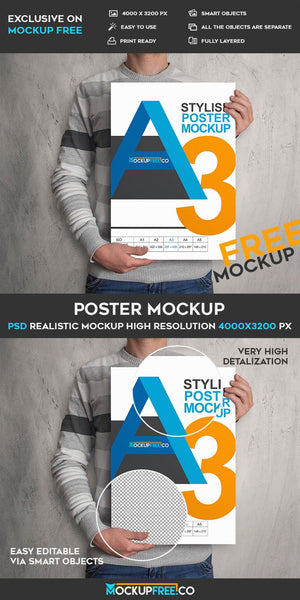 Free Poster – Psd Mockup