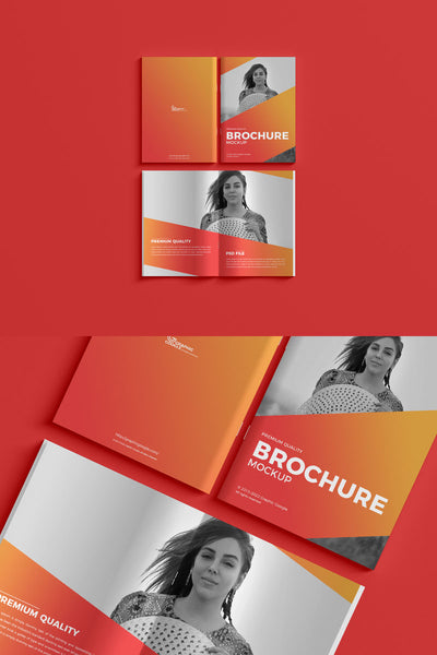 Free Premium A4 Brochure Mockup