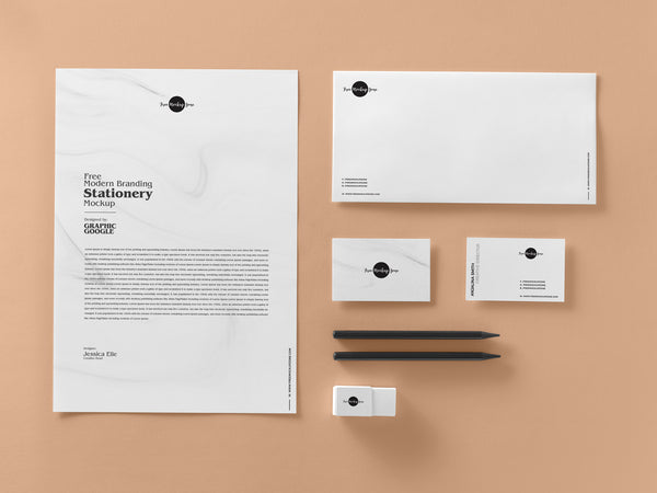 Free Premium Branding Stationery Mockup Psd 2018