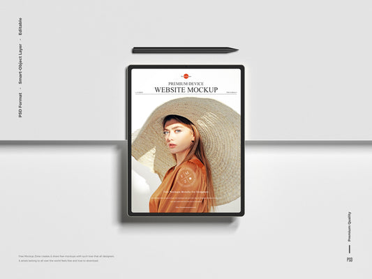 Free Premium Device Website Mockup