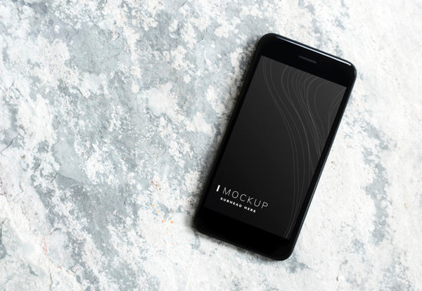 Free Premium Mobile Phone Screen Mockup Template Psd