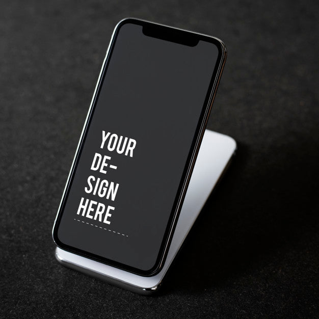 Free Premium Mobile Phone Screen Mockup Template Psd