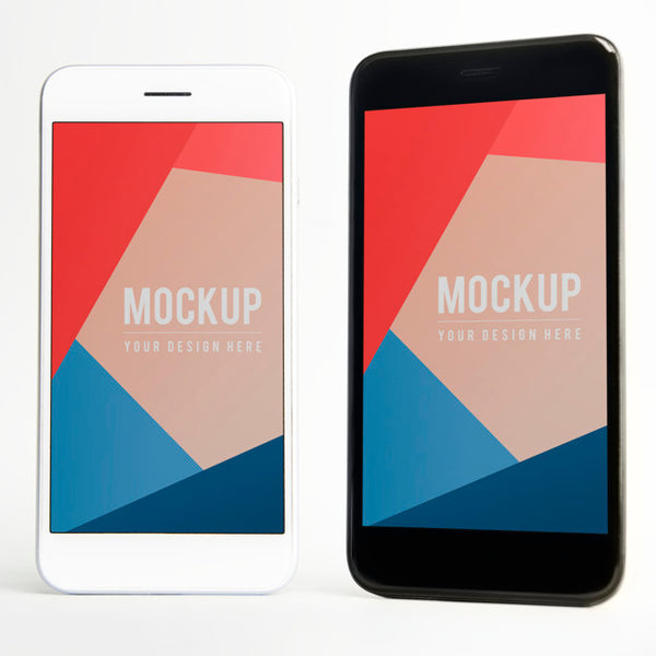 Free Premium Mobile Phone Screen Mockup Template Psd