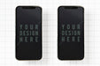 Free Premium Mobile Phone Screen Mockup Template Psd