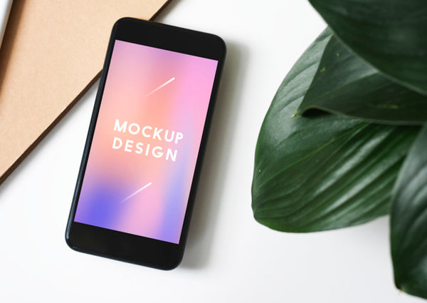 Free Premium Mobile Phone Screen Mockup Template Psd