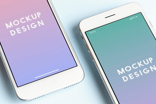 Free Premium Mobile Phone Screen Mockup Template Psd