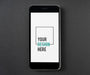 Free Premium Mobile Phone Screen Mockup Template Psd