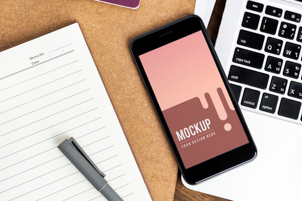 Free Premium Mobile Phone Screen Mockup Template Psd