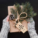 Free Present Box Mockup With Christmas Concept Psd