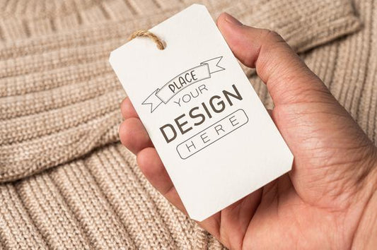 Free Price Tag On Shirt Psd Mockup Background Psd