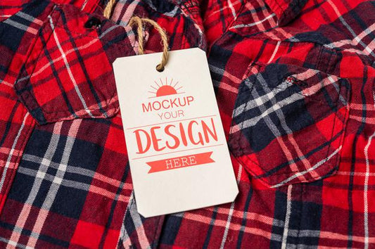 Free Price Tag On Shirt Psd Mockup Background Psd