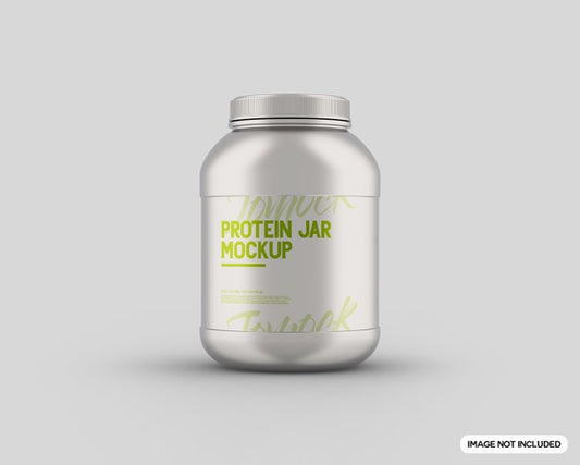 Free Protein Jar Mockup Psd