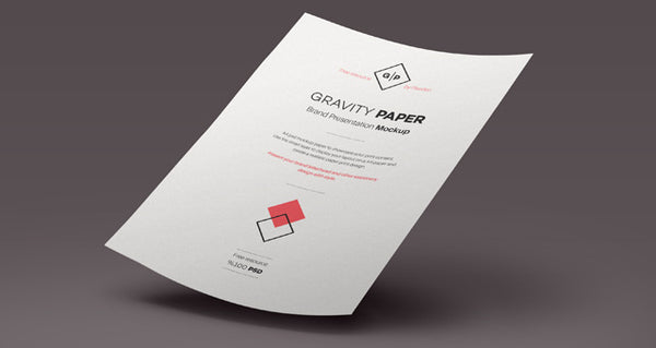 Free Psd A4 Paper Mock-Up Vol4