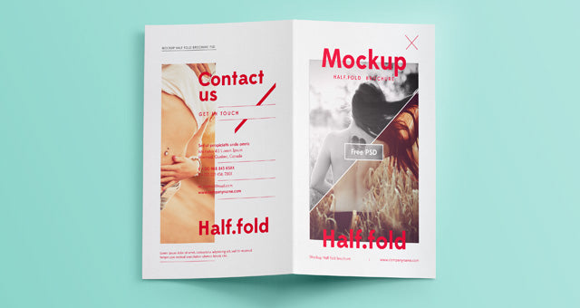 Free Psd Bi Fold Mockup Template Vol6 – DreamBundles