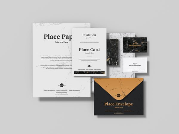 Free Psd Branding Stationery Mockup Design