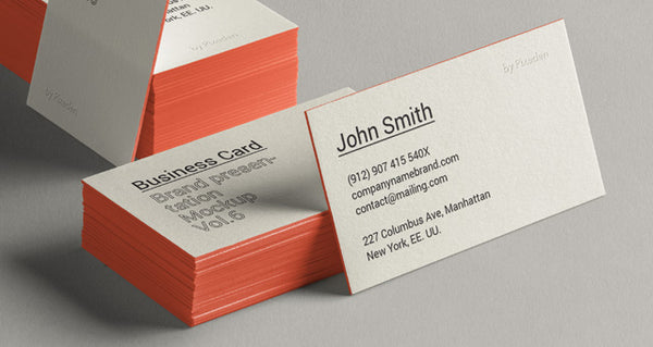 Free Psd Business Card Brand Mockup Vol6