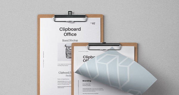 Free Psd Clipboard Stationery Mockup