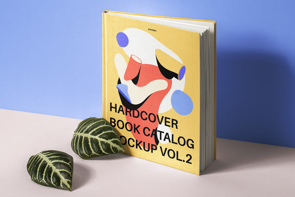 Free Psd Hardcover Book Catalog Mockup 2